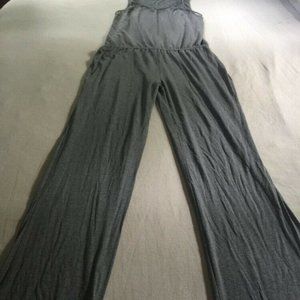 nwt comfy PJ LUXE SALVAGE GRAY MESH TOP ROMPER